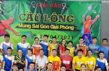 Giải đấu giao lưu cầu lông mừng ngày Giải phóng miền Nam, thống nhất đất nước