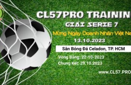 Giải Serie 7 - Mừng Ngày Doanh Nhân Việt Nam - 13.10.2023