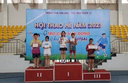 HỌC VIÊN CL57PRO THAM GIA GIẢI CẦU LÔNG QUẬN 12 DỊP HÈ 2023